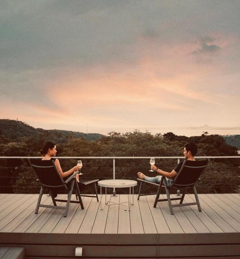 Motobu Terrace Villa Bagian luar foto